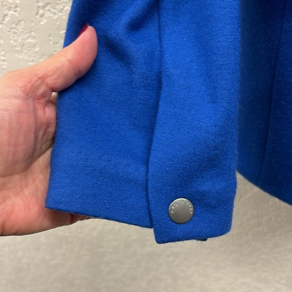 Rag & Bone Royal Blue Wool Blazer 1 Snap Closure Front Size 2 - Picture 6 of 7